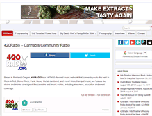 Tablet Screenshot of 420radio.org